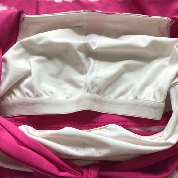 Soybu Water Lily Tie Dye Pink White Tahiti Athletic Dress Size Medium - Picture 9 of 12